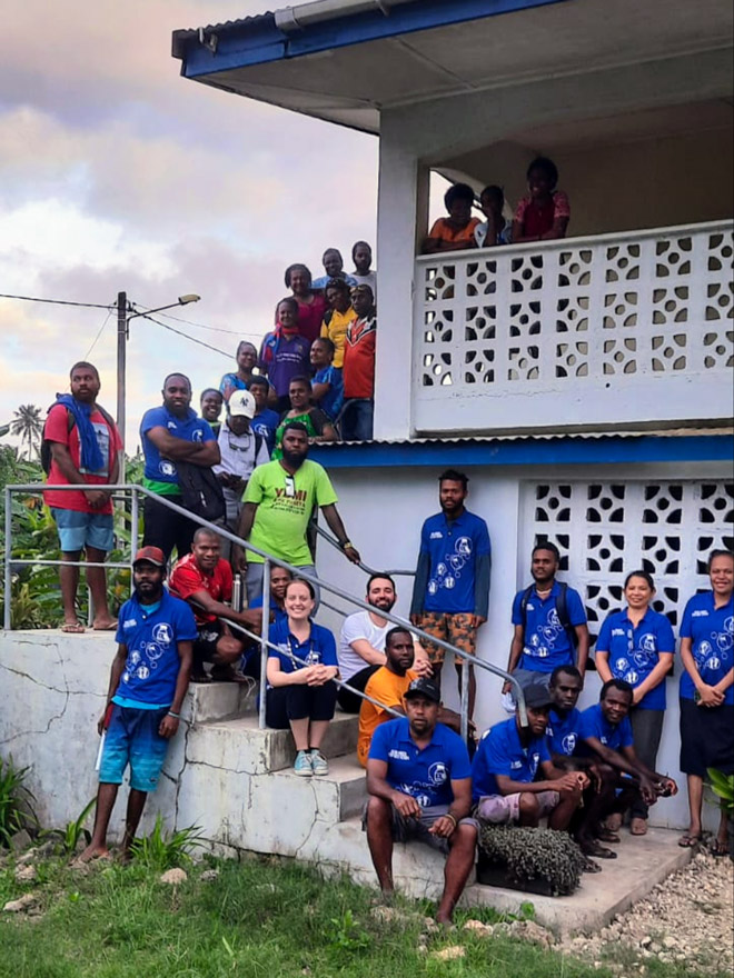 Members of the Kirby Institute NTD Research Group and colleagues in Sanma Province, Vanuatu in 2022.
